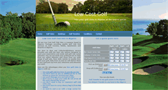 Desktop Screenshot of low-cost-golf.com